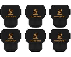 6x Siliconen Sokken voor 3D Printer Verwarmingsblok - Hoge Temperatuur Extruder Bescherming