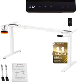 Albatros bureau onderstel LIFT, 2x motoren, elektrisch bureauframe in hoogte verstelbaar met geheugenfunctie voor buro - Bureau poten, Bureau frame, Bureautafel, Burotafel, Secretaire bureau — thumbnail 4
