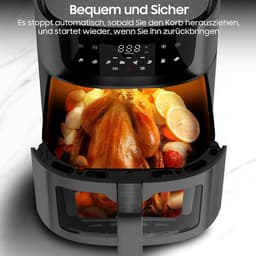 Airfryer XXL - Dubbele Mand Airfryer - bakmand — thumbnail 2