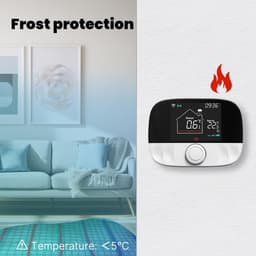 Thermostaat voor cv - Draadloos met Wifi - Met App - Energiebesparing — thumbnail 5