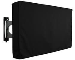 Buitenhoes voor tv 46-48 inch - tv-schermbeschermer - Schermbeschermer - 420D - Waterdicht en weerbestendig - Geschikt voor flatscreen-tv's (115 cm breed x 74 cm hoog) - Zwart