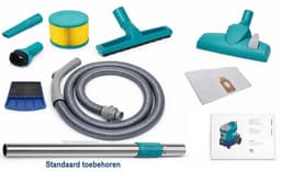 Wetrok Comfort 11 COMPLEET PAKKET, Krachtige Zuigkracht, Professionele Stofzuiger – 900W – Zeer Stil (56 dB) – 12 m Kabel – Industriële Stofzuiger – Incl. 10 gratis stofzuigerzakken — thumbnail 4
