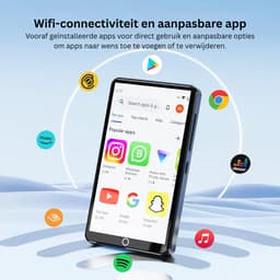 MP3 Speler Bluetooth - FM-Radio - Zwart — thumbnail 3