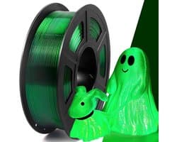 Transparant Groen PETG Filament 1.75mm 1KG - Hoge Snelheid en Precisie 3D Printer Materiaal