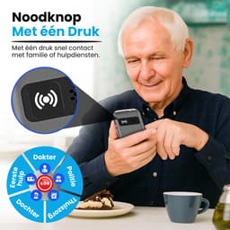 Senioren Telefoon met Extra Batterij - Simlock vrij - Klap GSM - Dubbel Klapbaar scherm — thumbnail 3