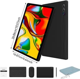Hotlight 2K (2000x1200) Tablet - 11.5 inch Tablet met Toetsenbord -Blauw Tablet Hoes Sleeve - Stylus - Muis - 30 GB RAM/128GB ROM - 8400mAh - 5G WiFi — thumbnail 4