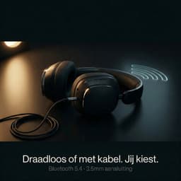AEMAi HP4 - Draadloze Koptelefoon met ANC - Bluetooth - Active Noise Canceling - 100 Uur Speeltijd - Bekabeld en Draadloos — thumbnail 4