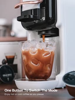 CYRO - Koffiecupmachine - Koffiezetapparaat Cups - Koffiemachines- 5-in-1 - Koffiemachine - Koffie, Cappuchino, Espresso - Wit — thumbnail 5