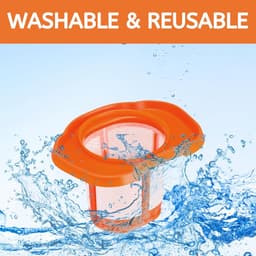 Stofzuigerfilters - 4 stuks - Stof Filter - Filteraccessoires - Fijnstoffilters geschikt voor Black & Decker BHHV520BT BHHV520BFP BHHV320B BHHV320J BHHV520BF BHHV520JF - Vervangingsfilter - Vervangend Filter - Filterscherm - Wasbaar — thumbnail 4