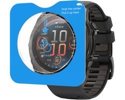 Strap-it Screenprotector Tempered Glass 51mm met One-Click Tool – geschikt voor Garmin Fenix 8 (51mm) – bubbelvrij, krasbestendig, eenvoudige montage – Transparant