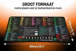 Olivivo® Muismat Excellent - Gaming Mousepad XXL - Onderlegger - Grote Muismat - 90x40 CM - Bureaulegger - Toetsenbord - Anti Slip - Waterproof - Desktop mat — thumbnail 4