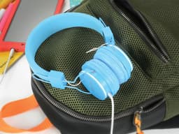 AV:Link CH850-BLU educatieve school kinderhoofdtelefoon met volumebegrenzer en microfoon — thumbnail 4