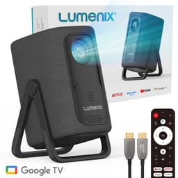 Lumenix® AIR – Google TV – Chromecast ingebouwd – Thuisbioscoop met Netflix – 500 ANSI – Full HD 1080p (4K ondersteund) – WiFi 6 & Bluetooth 5.2 – Autofocus & Auto Keystone – Home Cinema Projector — thumbnail 1