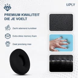 Set Oorkussens voor Sennheiser Koptelefoon – Urbanite XL Oorkussen – Urbanite XL - Kunstleer Met Traagschuim — thumbnail 5