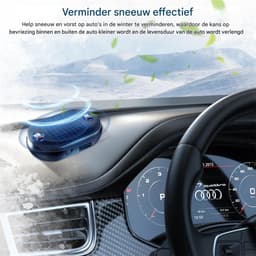 Ynkkvre -Elektromagnetischer Auto-Enteiser - Aluminiumlegering - Gebruik Van Elektromagnetische Energie Voor 360° Dekking - 1 X - Voor Auto's blauw — thumbnail 5