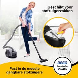 DEGG® Stofzuiger Geurstaafjes – Vanilla Essence – Stofzuiger Parfum & Geurverfrisser – Premium Edition – 5 Sticks — thumbnail 2