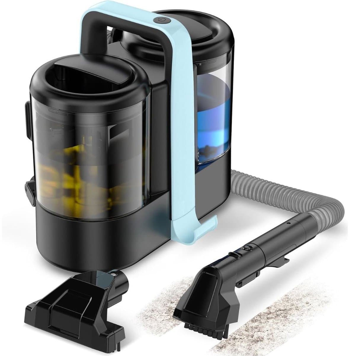 Nexvo® Tapijtreiniger machine - Tapijtreiniger - Tapijtreiniger apparaat - Zwart/Blauw - 37cm x 30cm x 18cm — afbeelding 1