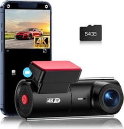 TopChoice® Dashcam voor de Auto - Autocamera - Rijrecorder - 64G SD-Kaart - Zwart — thumbnail 1