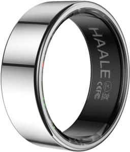 HAALE II Smart Ring met Oplaadcase - Silver - Size 10 — thumbnail 4