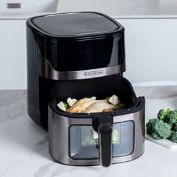 Black & Decker BXAF6500E Enkel 6,5 l Vrijstaand 1600 W Friteuse met weinig vet Zwart, Grijs — thumbnail 6