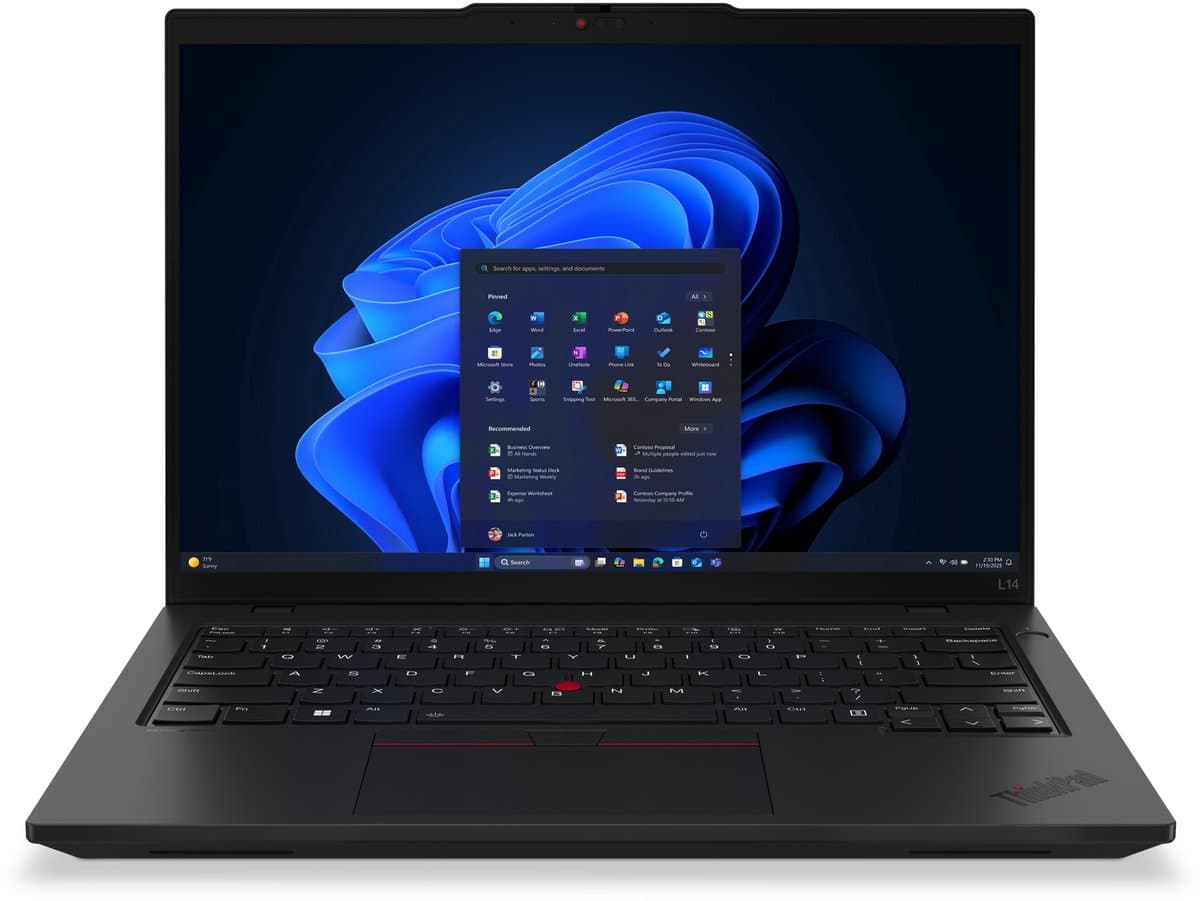 Lenovo ThinkPad L14 Gen 6 (Intel) - Zakelijke Laptop - 14 inch - Core Ultra 7 - 16GB/512GB — afbeelding 1