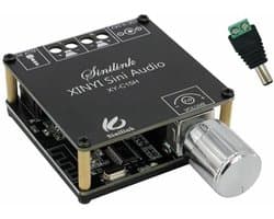 Krachtige Digitale Stereo Bluetooth Eindversterker Module 20W x 2 met Behuizing en Traploze Regeling