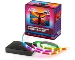 HDMI Sync Box - TV Verlichting - Entertainment Starter - Synchroniseert met Beeld - 55-65 Inch TV - Zwart