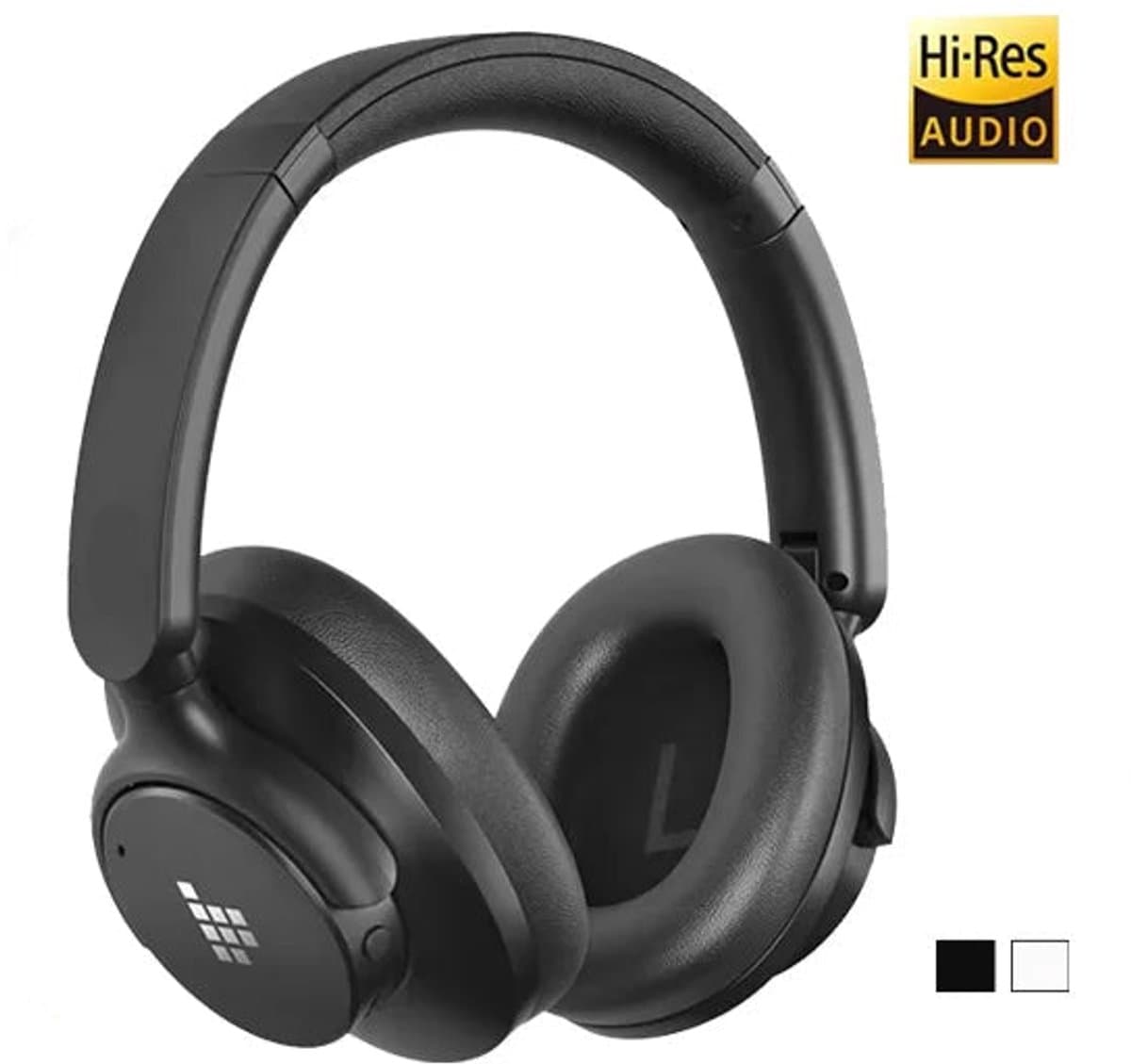 Draadloze Bluetooth Hoofdtelefoon - Gaming Headset - Draadloos - Hybride Noise Cancelling - 500mAh - 60 Uur Luisteren - Natuurlijke Pasvorm - Zwart — afbeelding 1
