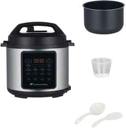 Multicooker snelkookpan - CONTINENTAL EDISON - CEMCSP10006L - 6 L - 1000 W - Zwart en roestvrij staal — thumbnail 3