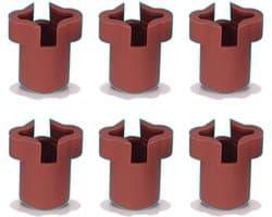 Printer Hotend Sokken - Isolatiehoes Mondstuk - 3D Printen Beschermen - Hittebestendig Siliconen - 5 Stuks - Zwart