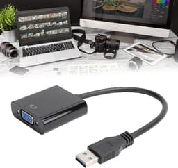 USB naar VGA Adapter - Video Converter - Extra Scherm - Plug en Play - 5.0 Gbps — thumbnail 5