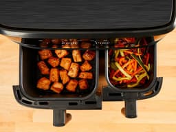 Tefal EY901N10 Dual Easy Fry Essential - Airfryer - 2700W - 8,3L - Zwart — thumbnail 4