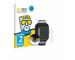 BROTECT - Screenprotector voor Gard Pro Health Smartwatch 2 - Folie Beschermfolie transparant volledig dekking - 2 Stuks