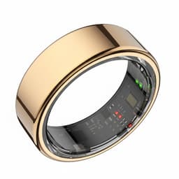 Focus® S1 Smart Ring - Rose gold - Maat 9 - Hartslag - Menstruatiecyclus - Slaap Monitor - Slimme Ring - Sport Prestatie - Stappenteller -IP68 Waterdicht - O2 Meting - Dames - Heren - Wearables - Oplaad Case - beschermring — thumbnail 1