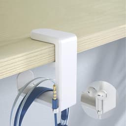 Allecto - Bureau Hoofdtelefoon Stand - Headset Hanger - PC Gaming - 360 Verstelbare Arm - Klem - Geschikt voor Gaming Headsets - Zwart Onder Bureau Hoofdtelefoon Stand Houder met Roterende Arm. — thumbnail 2