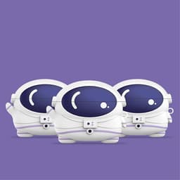 Allecto- Beschermhoes - Siliconen TPU - Sleutelhangerhaak - Cartoon - Honor Choice Earbuds Clip - Leuk - Case Cover - Jongens Meisjes - Mannen Vrouwen - Astronaut — thumbnail 4