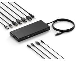 USB-C Dockingstation met Triple Video Ondersteuning