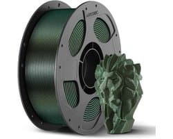 PLA Filament - 3D Print Materiaal - Creatief Ontwerpen - Galaxy Effect - 1.75 mm 1 kg - Groen
