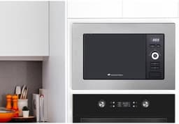Inbouw Magnetron 20 Liter Zwart RVS Look — thumbnail 4