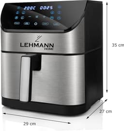 Grote Heteluchtfriteuse 8L met Kijkvenster en LED Touchscreen - 1800W — thumbnail 5