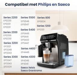 6x Mutital Waterfilter voor Philips Saeco - Filterpatroon voor Koffiemachine - Compatibel met CA6903 AquaClean LatteGo - 3 Maanden per Filter — thumbnail 4