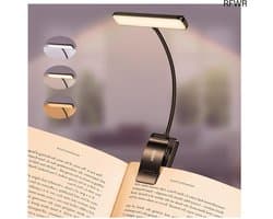 Leeslampje voor Boek - Loeplamp voor in Bed - Lamp met Klem - Nachtlamp