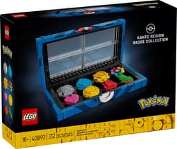 LEGO 40892 Pokémon - Collectie Kanto-regio-badges — thumbnail 1