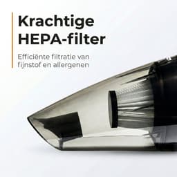 Kruimelzuiger- Kruimeldief snoerloos - Handstofzuiger met 4 opzetstukken - Zedar S300 — thumbnail 4