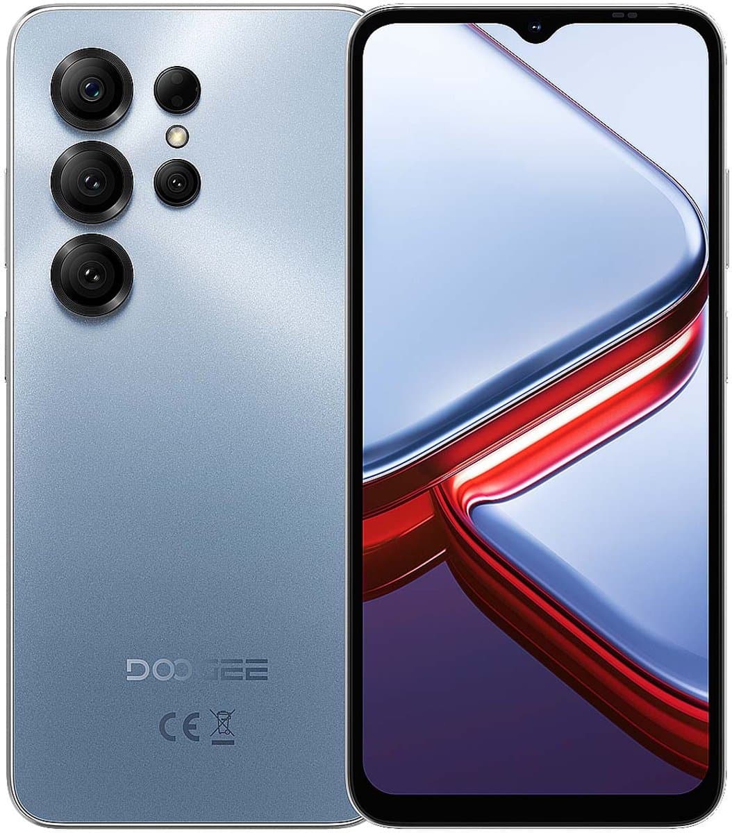 DOOGEE NOTE 56X PRO Smartphone - 32 GB RAM - 128 GB ROM - 4G Dual SIM - 6150 mAh - 6,56 inch - Anroid16 - GPS - NFC - Widevine L1 - Face ID - Blauw — afbeelding 1