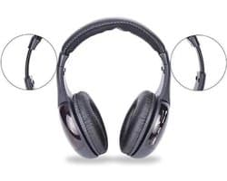 Elkuaie TV-koptelefoon - Draadloos - Draadloze stereo-tv-hoofdtelefoon - 1 Stuk - Zwart