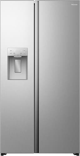 HISENSE RS5P528STIE - Amerikaanse koelkast - breedte 91.1 cm - hoogte 178.6 cm - inhoud 528 l - NoFrost Koel-vriescombinatie RVS Look — thumbnail 1
