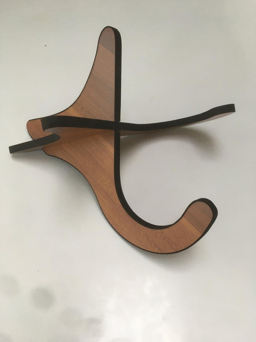 Serafs houten viool- en ukelele standaard voor ukulele en andere kleine instrumenten ukulelestandaard — afbeelding 1