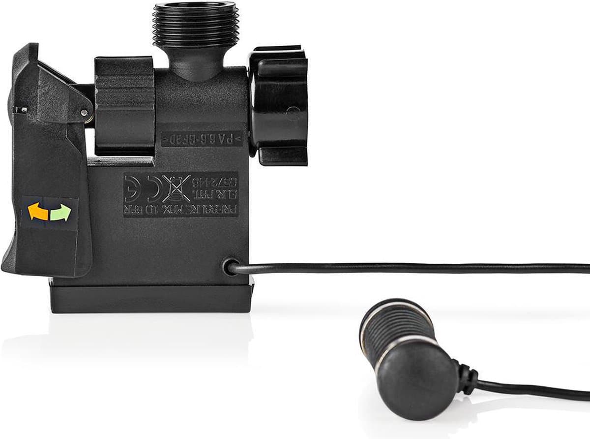 Nedis Elektronische Waterstop - 3/4" buitendraad - 3/4" Binnendraad - Geschikt voor: Vaatwasser / Wasmachine - Zwart — afbeelding 1