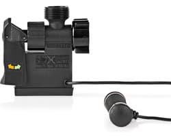 Nedis Elektronische Waterstop - 3/4" buitendraad - 3/4" Binnendraad - Geschikt voor: Vaatwasser / Wasmachine - Zwart
